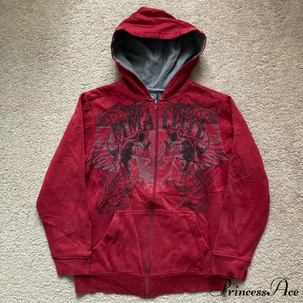 Stylish Trend Fleece Padded Zipper Hoodie - Image 6
