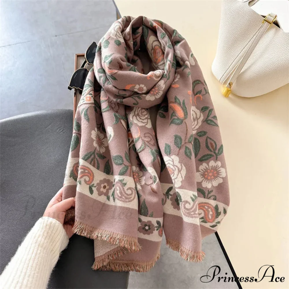 Stylish Winter Cashmere Pashmina Scarf - Image 7