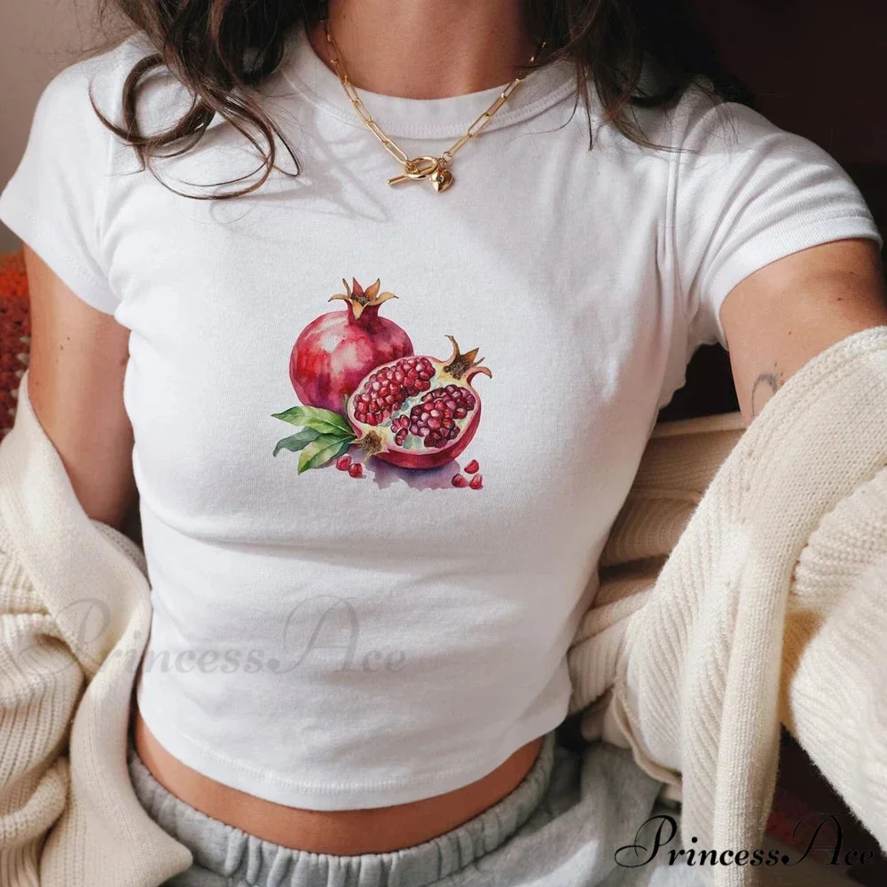 Summer Y2K Cherry Print T-shirt - Image 2