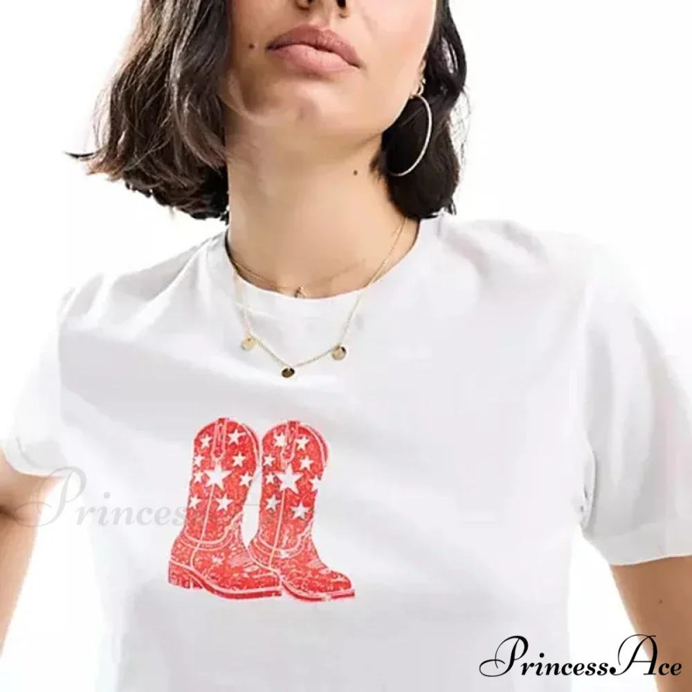 Summer Y2K Cherry Print T-shirt - Image 3