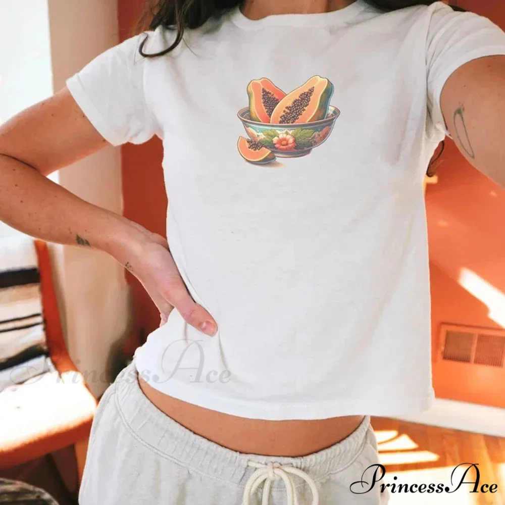 Summer Y2K Cherry Print T-shirt - Image 7