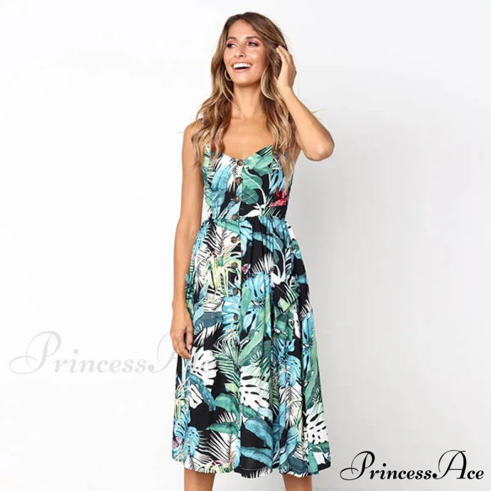 Suspend V-neck Sleeveless Floral Holiday Dress - Image 10