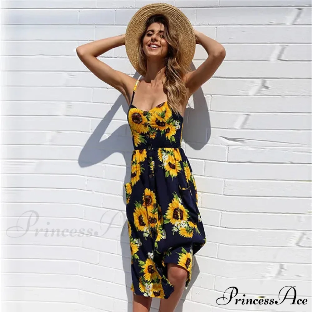 Suspend V-neck Sleeveless Floral Holiday Dress - Image 6
