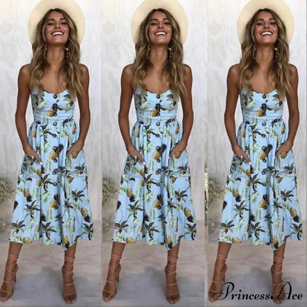 Suspend V-neck Sleeveless Floral Holiday Dress - Image 9