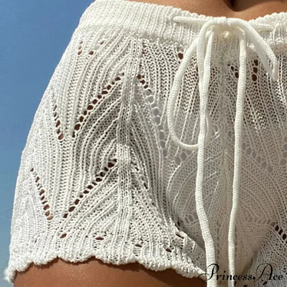 Synthetic Knitted Swimsuit Block Brief - Image 3