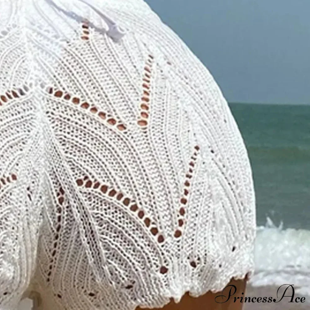 Synthetic Knitted Swimsuit Block Brief - Image 5