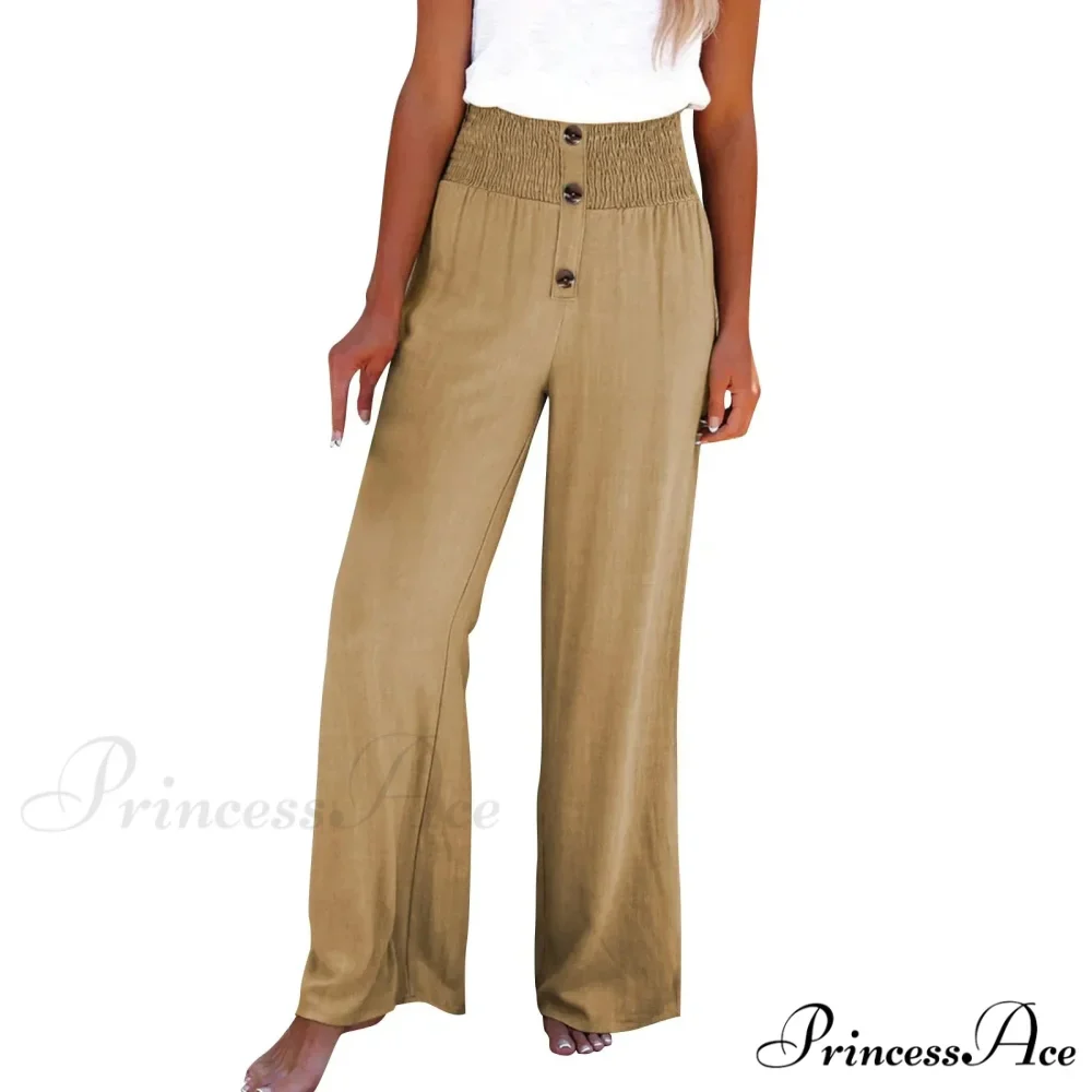 Tall Waist Drifting Broad Leg Trousers - Image 2