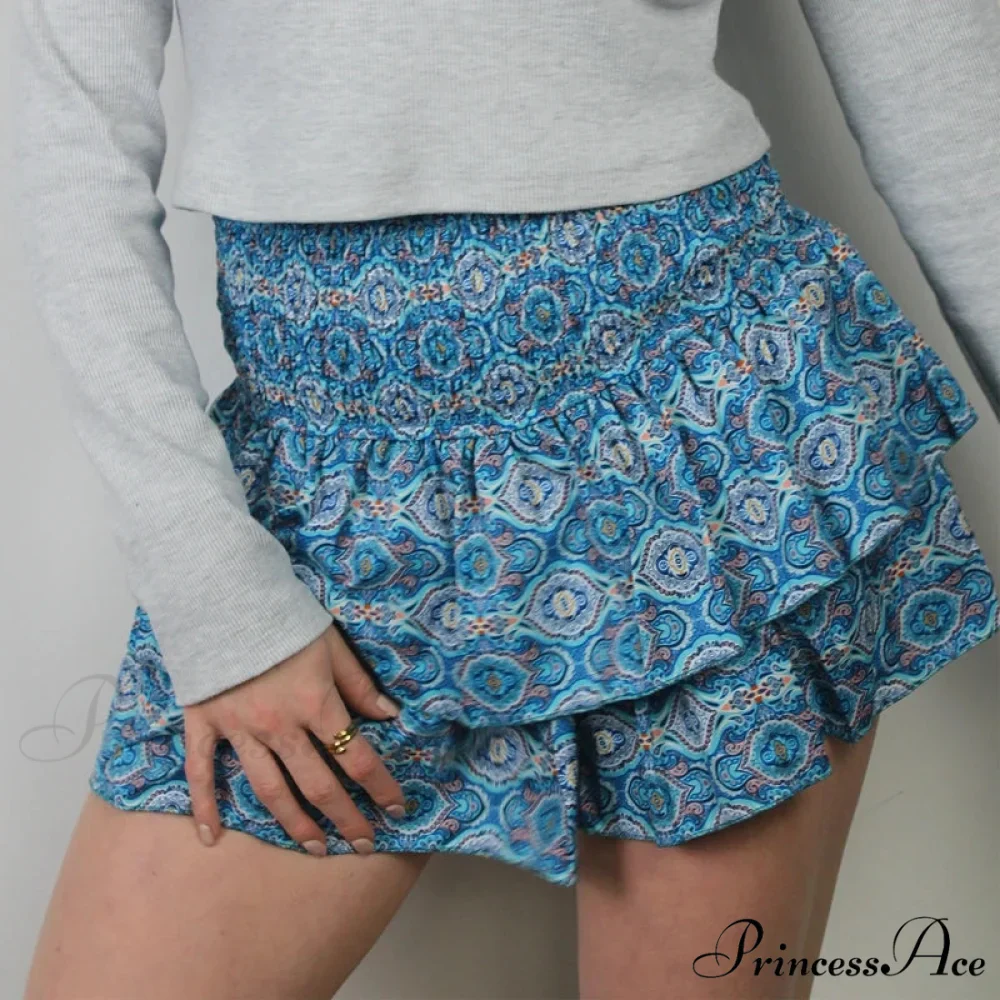 Tall Waist Frilled Country Skirt - Image 10