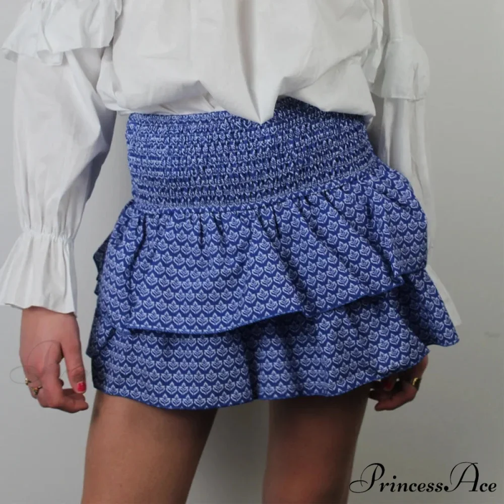 Tall Waist Frilled Country Skirt - Image 8