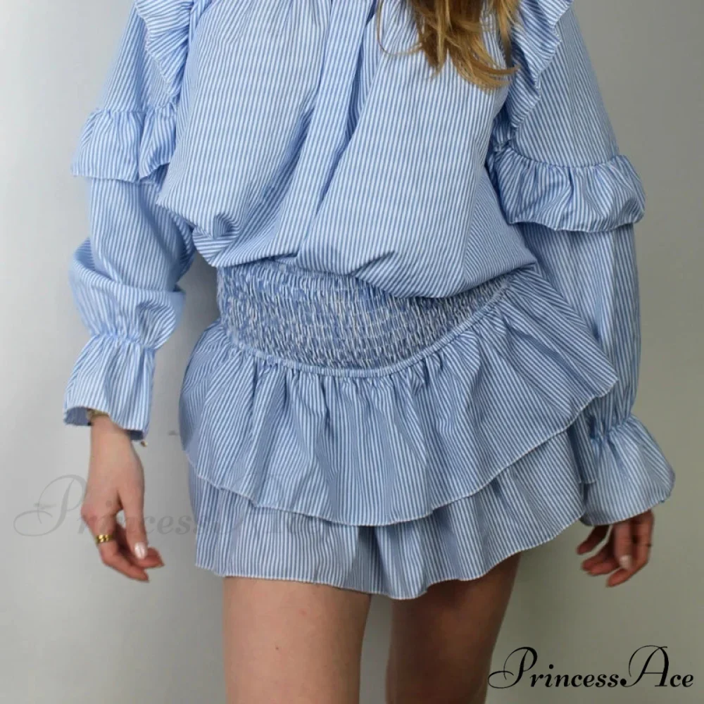 Tall Waist Frilled Country Skirt - Image 9