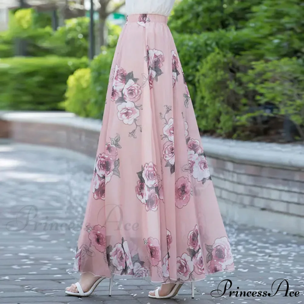Tall Waist Stretchy Waist Midi Full Long Skirt 2024 - Image 9