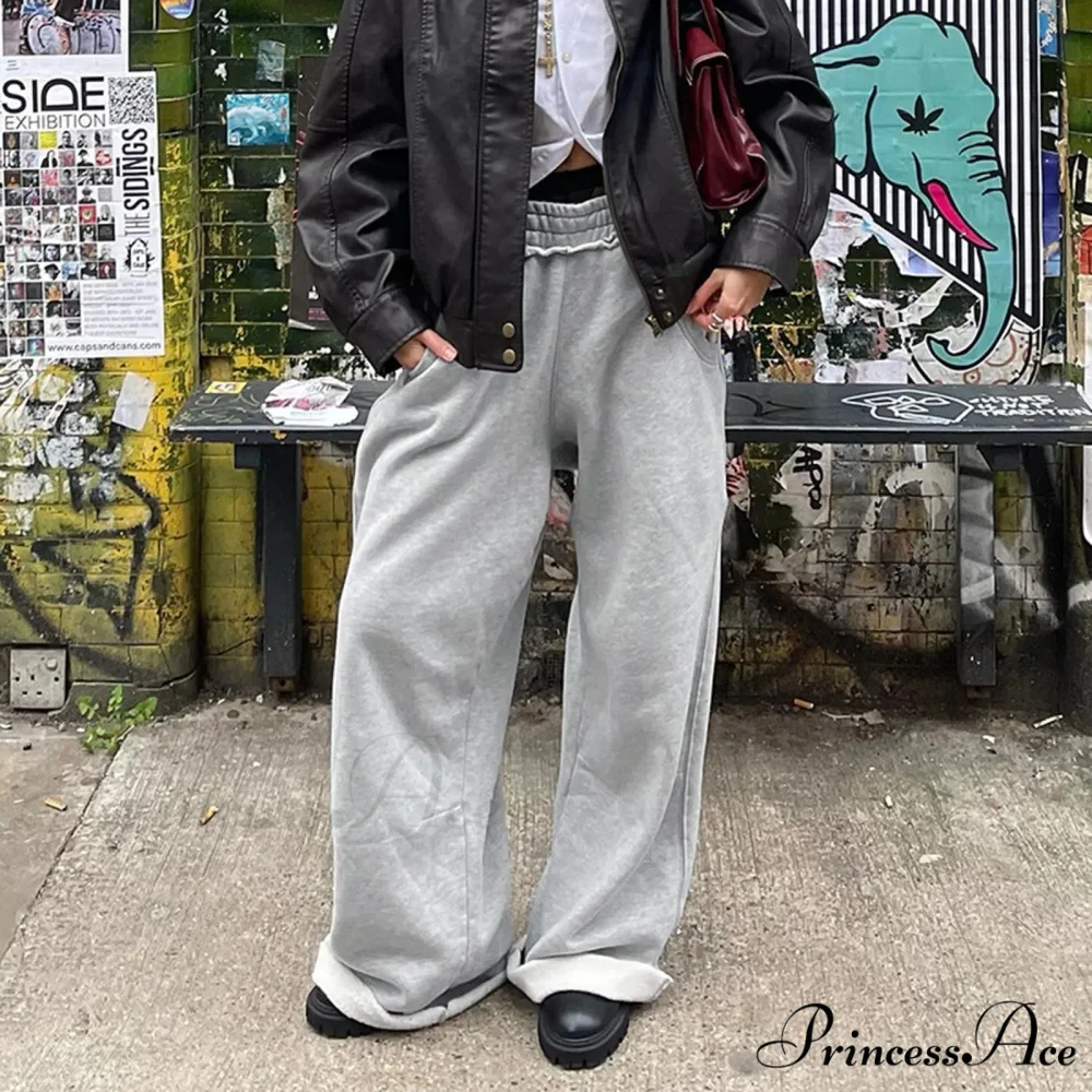 Tall Waisted Billowy Palazzo Trousers - Image 3