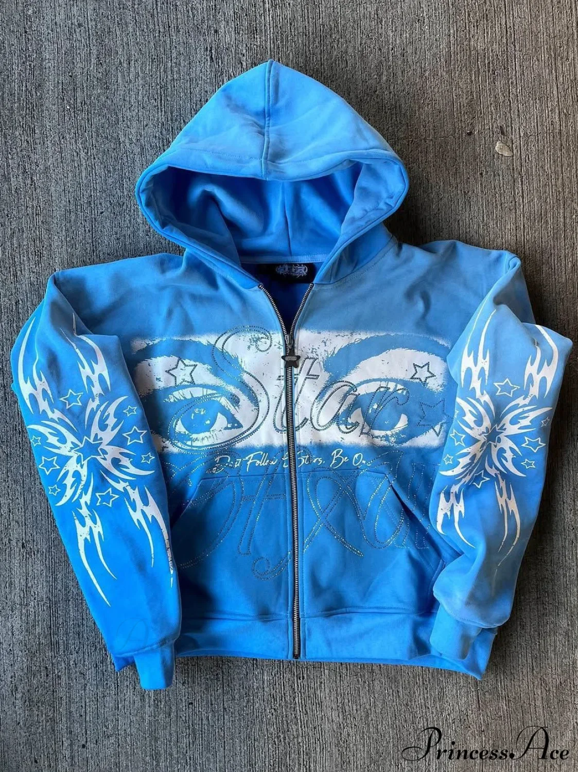 3D Print Vintage  Long Sleeve Zip Hoodie - Image 6