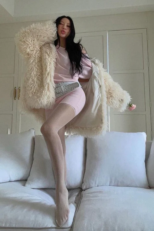 Asymmetrical Neck Long Sleeve Layered Slim Waist Mini Dress - Image 7