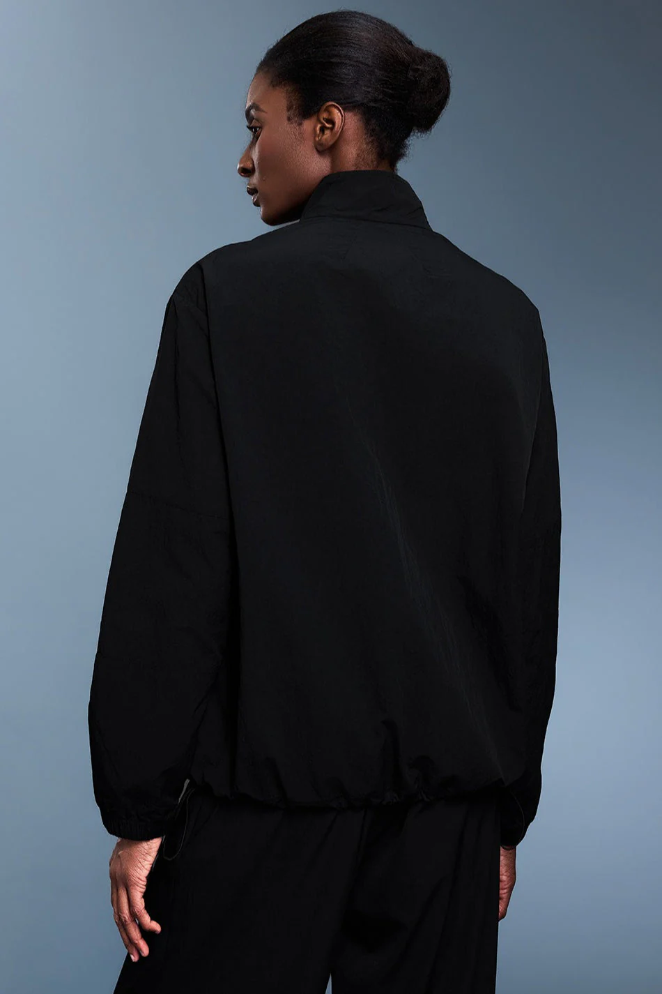 Athletic Half-Zip Solid Loose Sweatshirt - Image 7