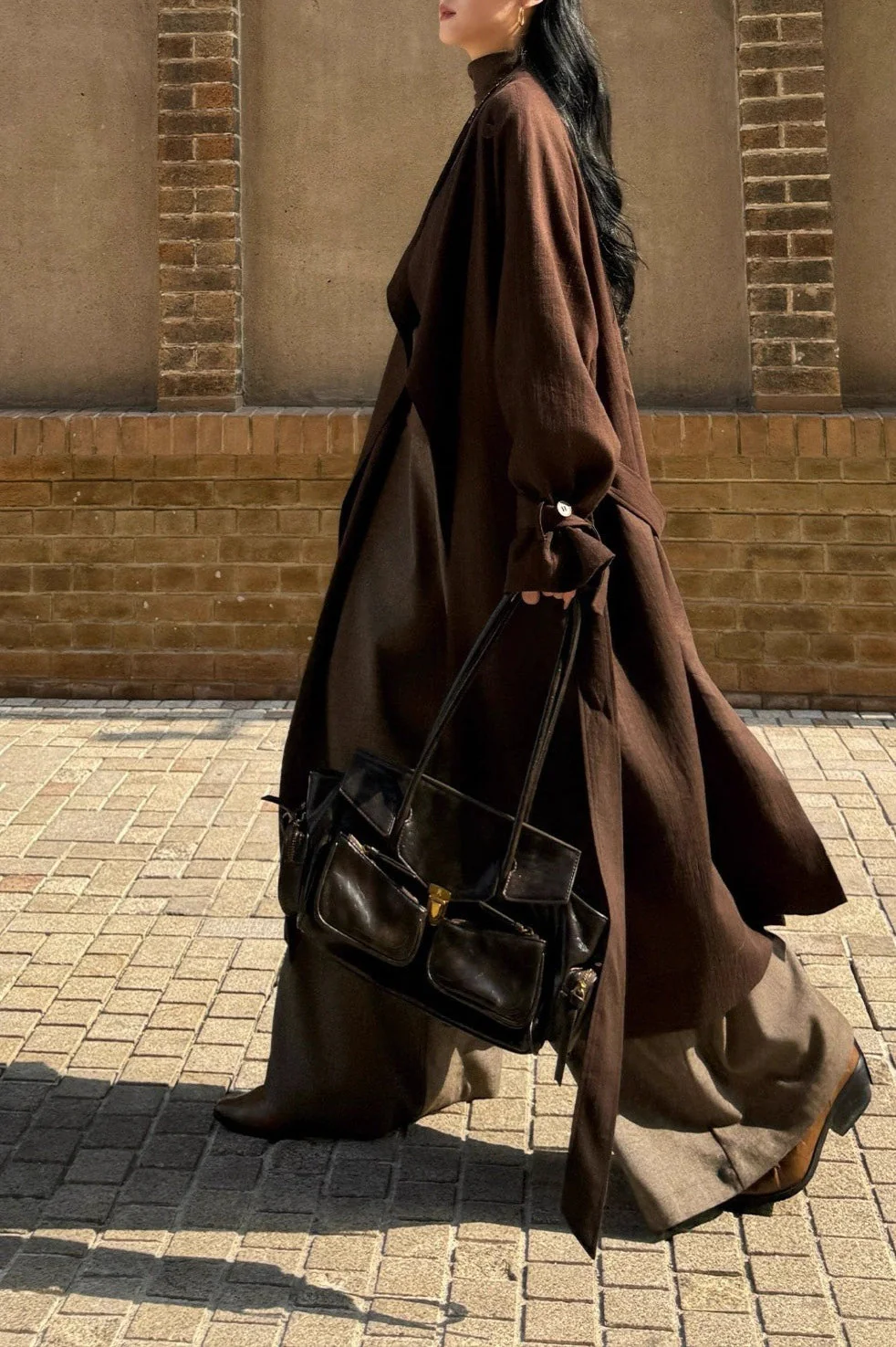 Autumn Women's Lightweight Long Overcoat - Image 2