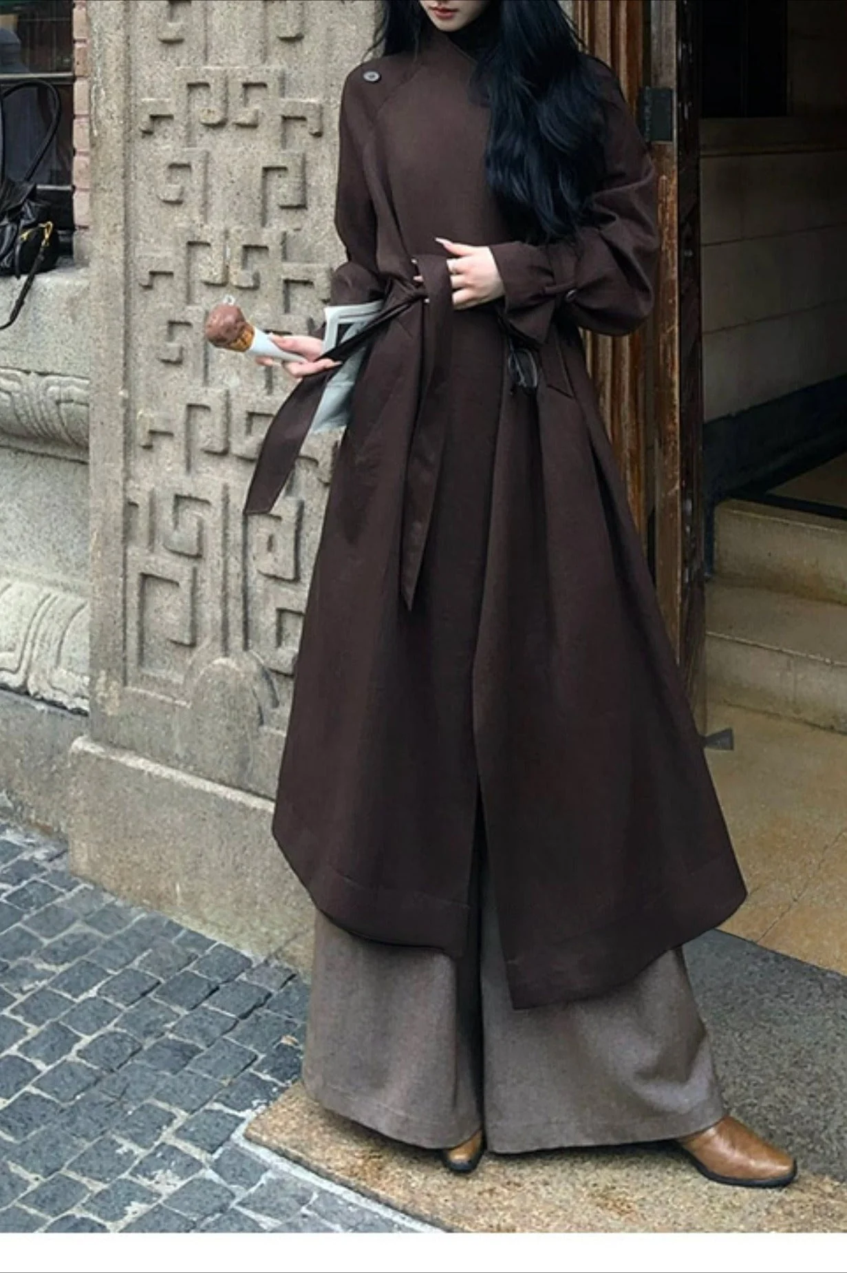 Autumn Women's Lightweight Long Overcoat - Image 6