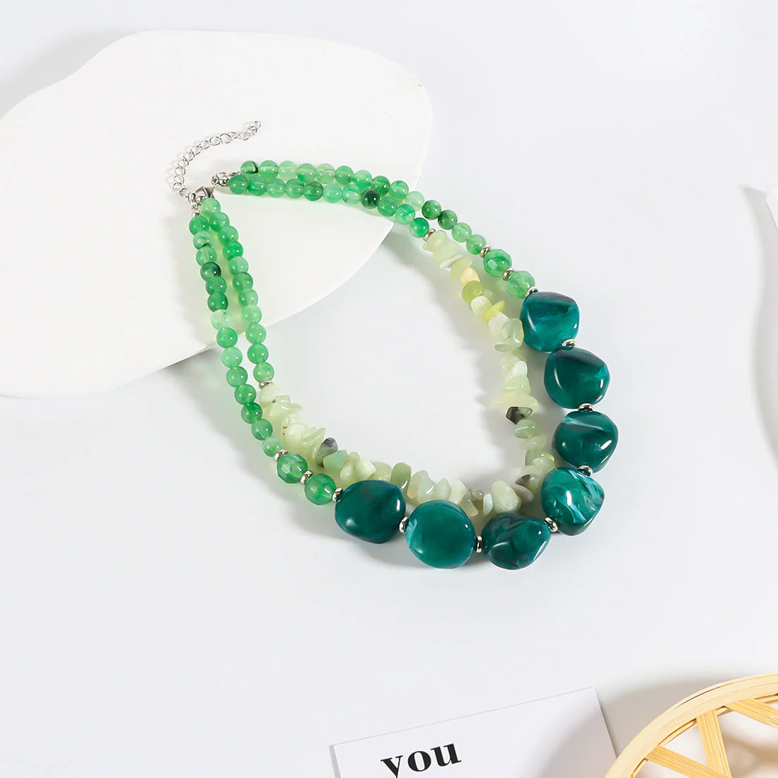 Boho Layered Beaded Stackable NeckLace - Image 5