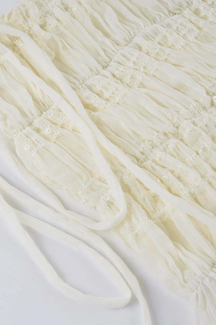 Boho Textured Irregular Tulip Shorts - Image 6