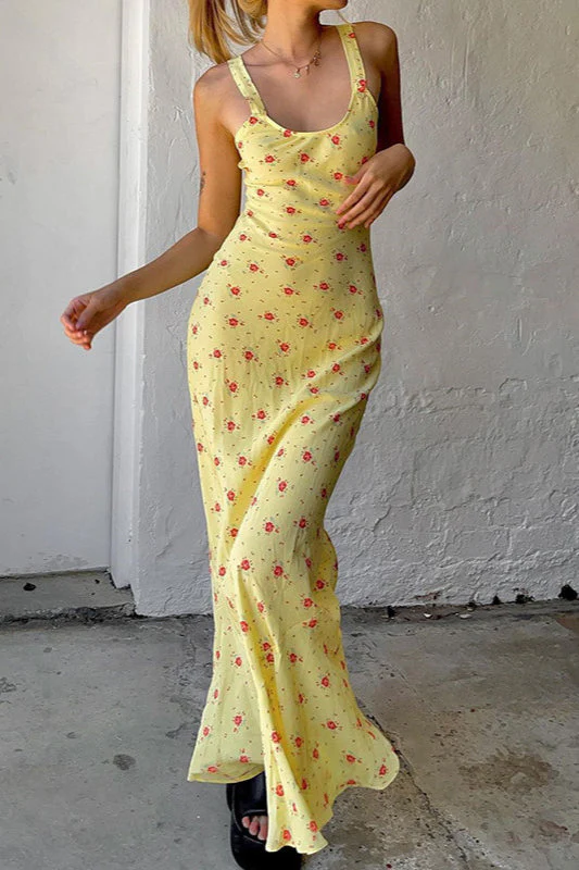 Cami Mermaid Maxi Floral Dress - Image 2