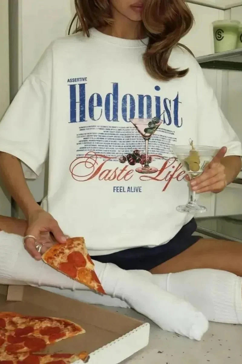 Casual Fashion Print Cotton T-shirt - Image 3