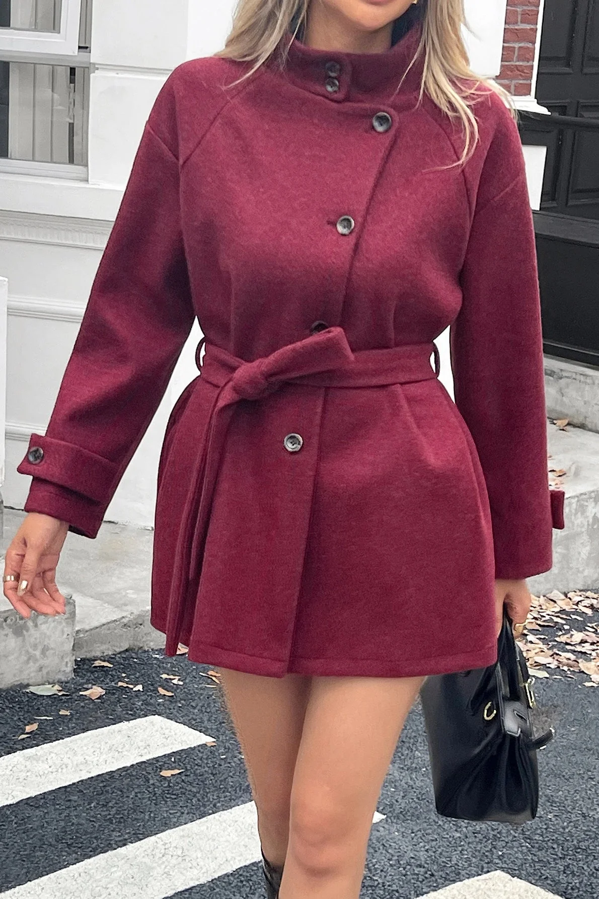 Casual Long-Sleeve Sweater Coat - Image 4