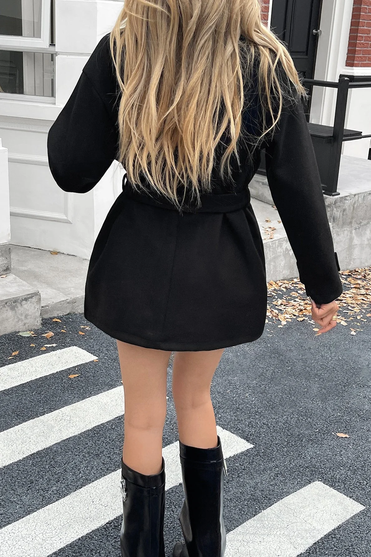 Casual Long-Sleeve Sweater Coat - Image 9
