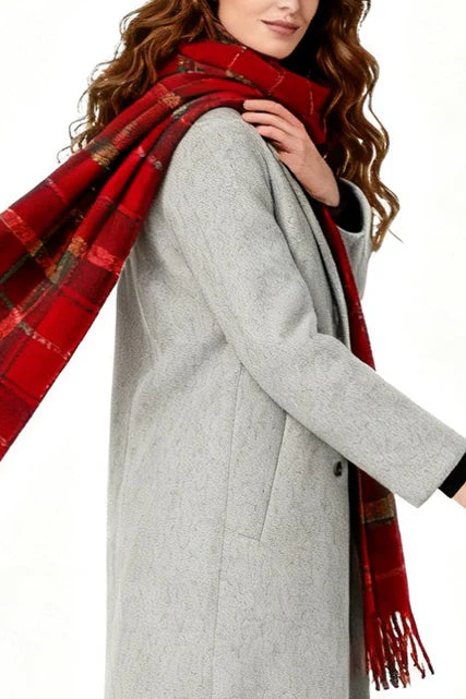 Checkered Warm Scarf - Image 10