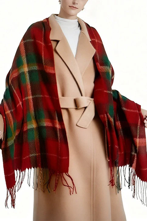 Checkered Warm Scarf - Image 4