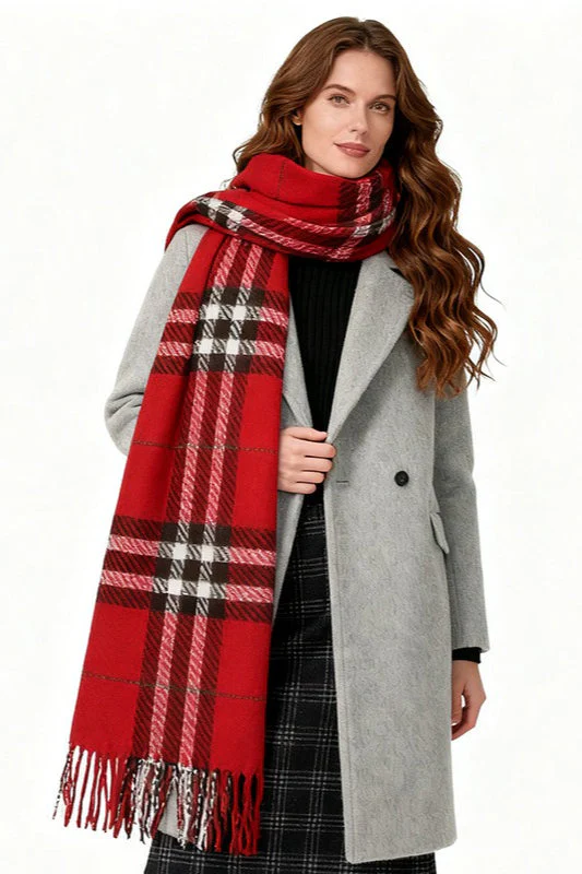 Checkered Warm Scarf - Image 6