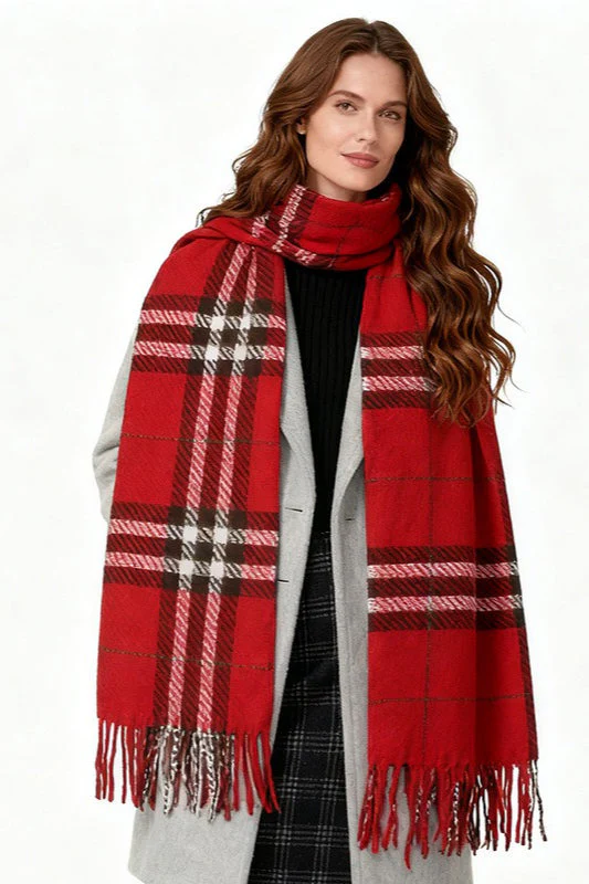 Checkered Warm Scarf - Image 7