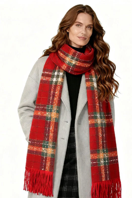 Checkered Warm Scarf - Image 9