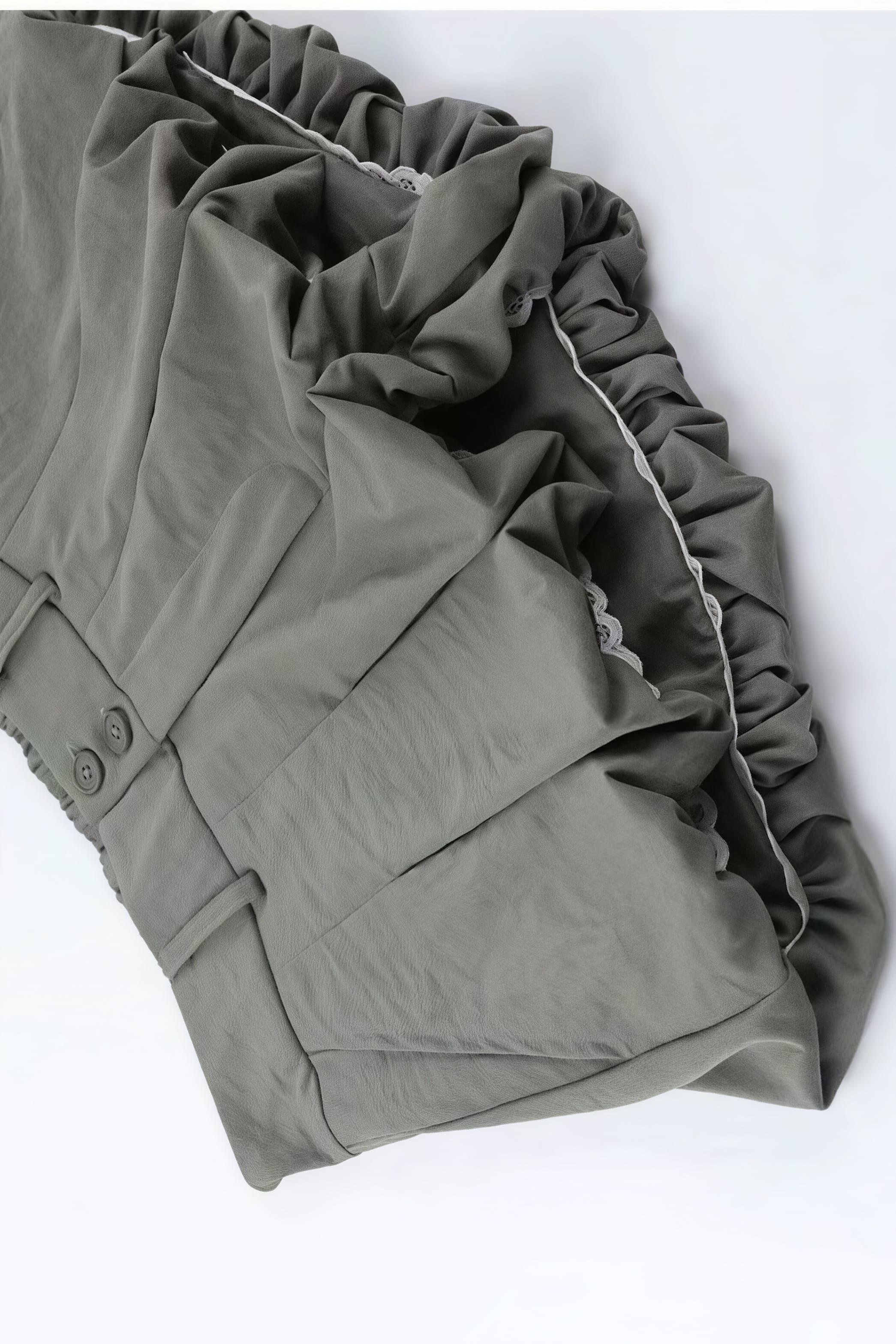 Chic Elegant Low Waist Tulip Hem Shorts - Image 8
