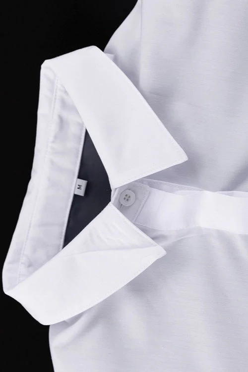 Chic Long Sleeve Lapel Organza Blouse - Image 4