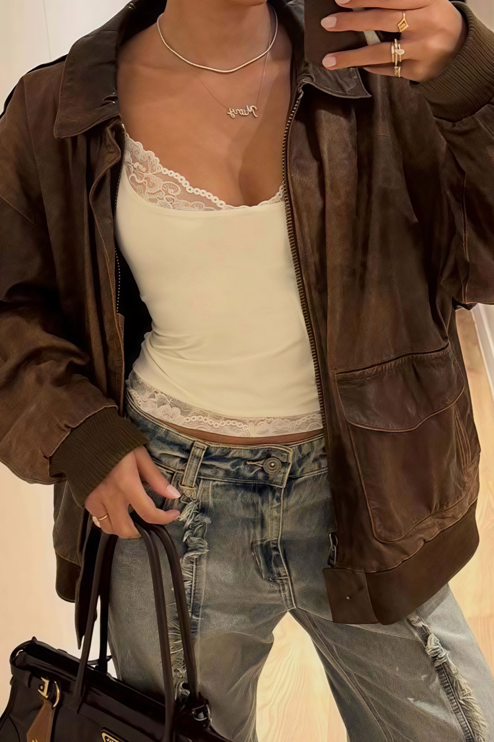 Chic Sexy Solid Lace Trim Cami Top - Image 3