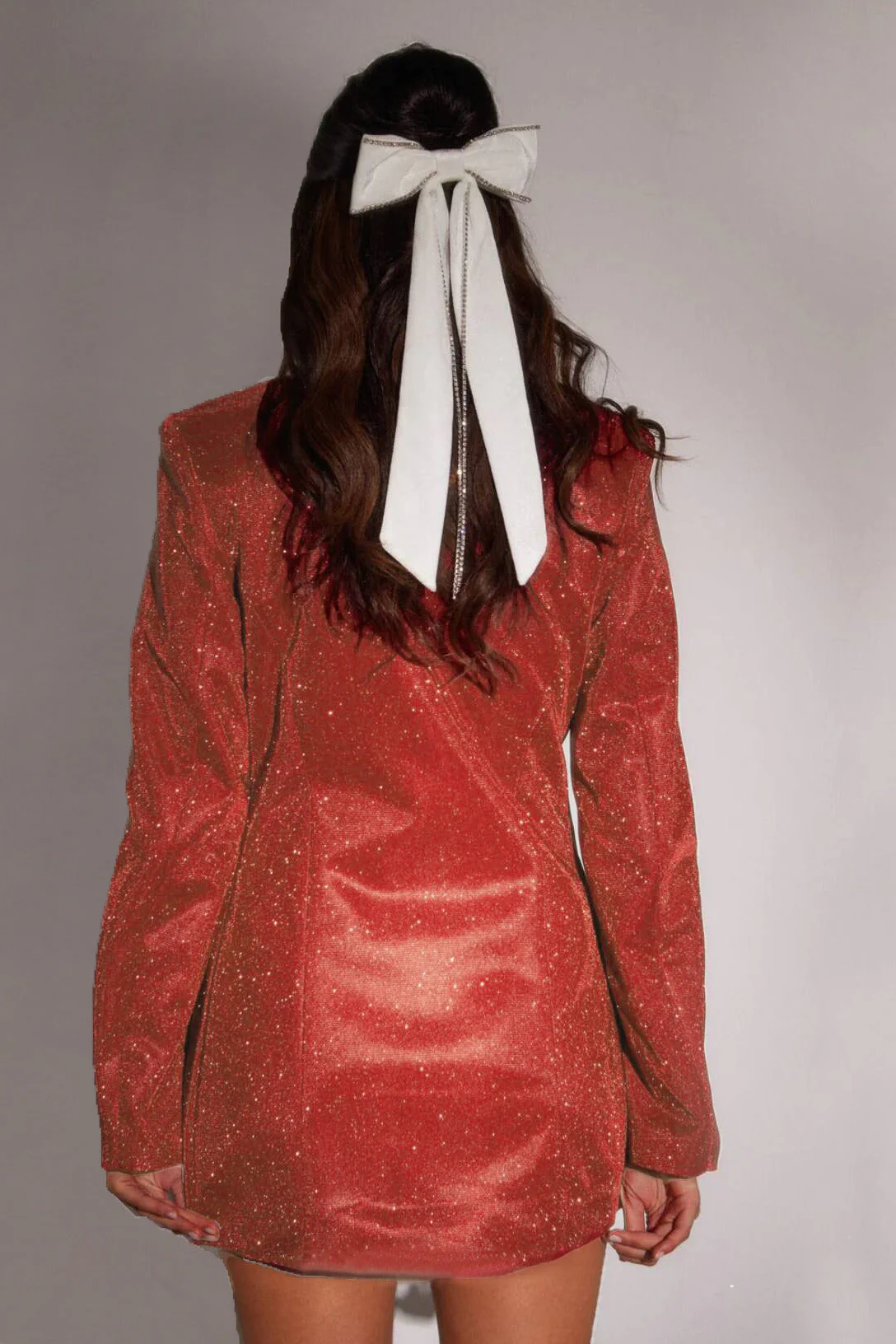 Chic Tailored Slim Fit Blazer Mini Dress - Image 3