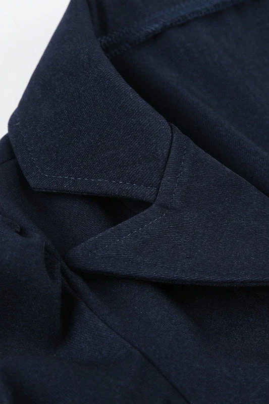 Commuter Preppy Bow Tie Button Down Blouse - Image 6