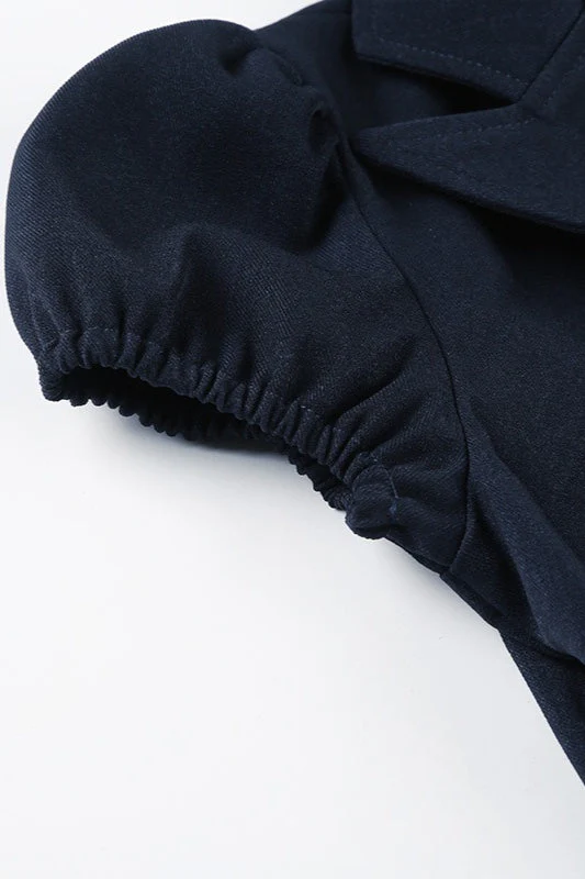 Commuter Preppy Bow Tie Button Down Blouse - Image 7