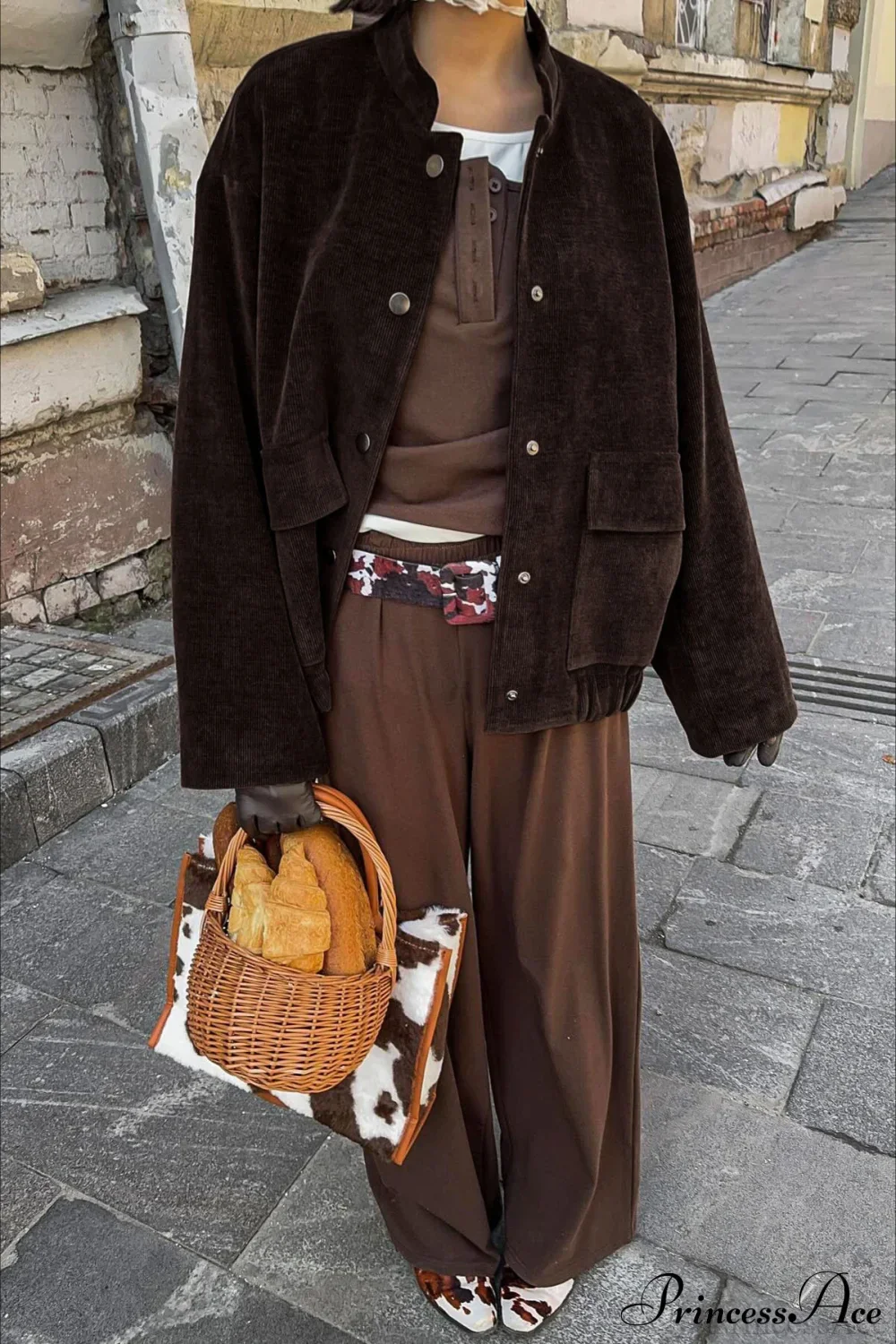 Corduroy Retro Jacket Coat - Image 3