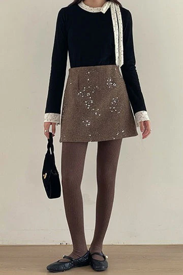 Crystal Bead Embellished Skirt - Image 12
