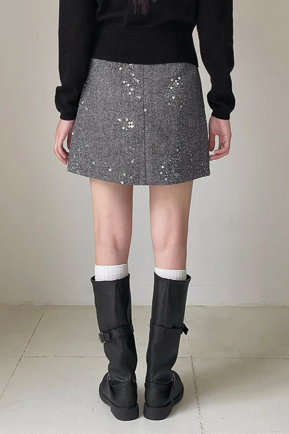 Crystal Bead Embellished Skirt - Image 5