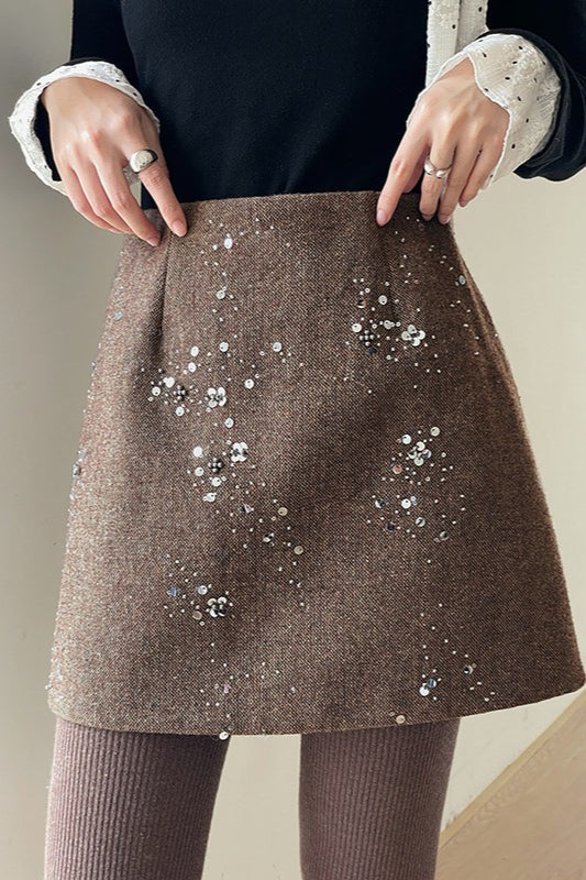 Crystal Bead Embellished Skirt - Image 8