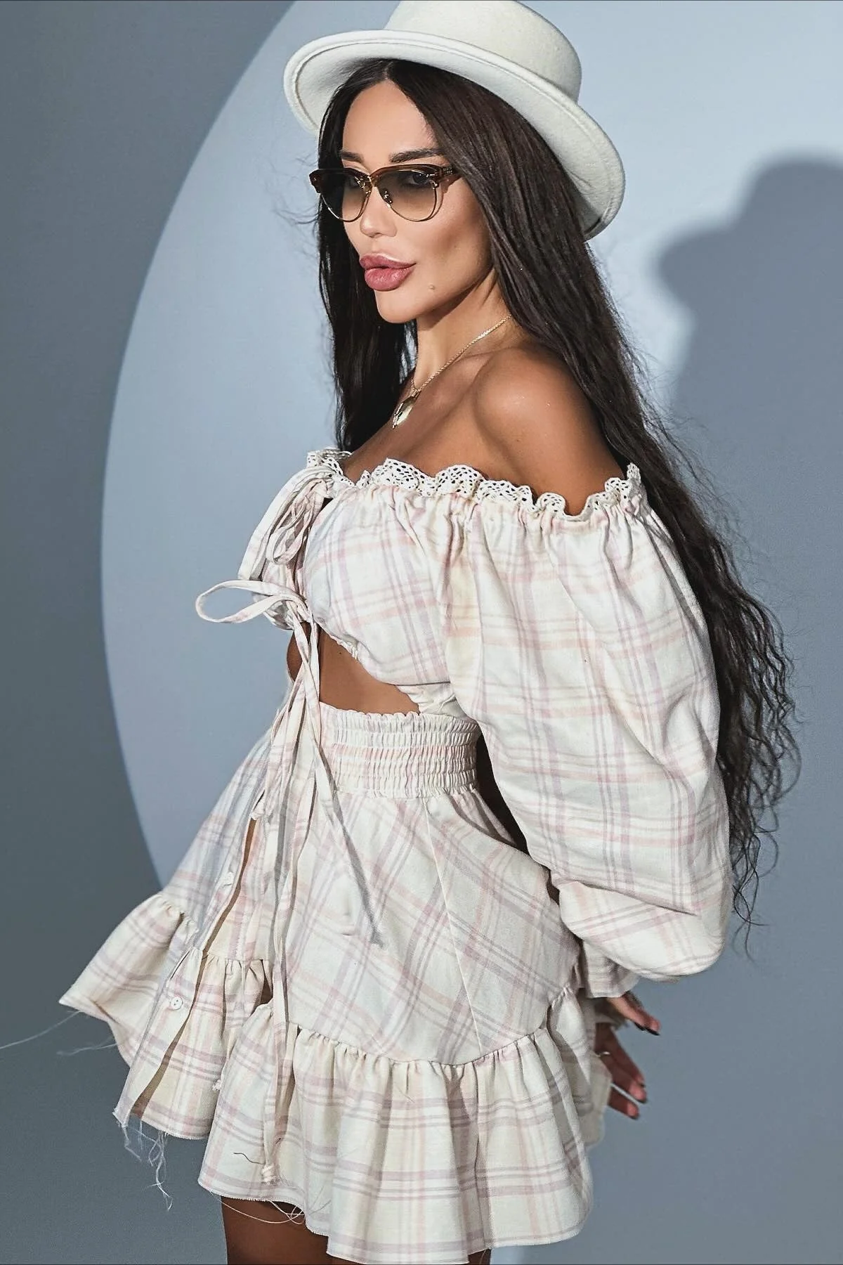 Cutout Lace Off-the-Shoulder Mini Dress - Image 2