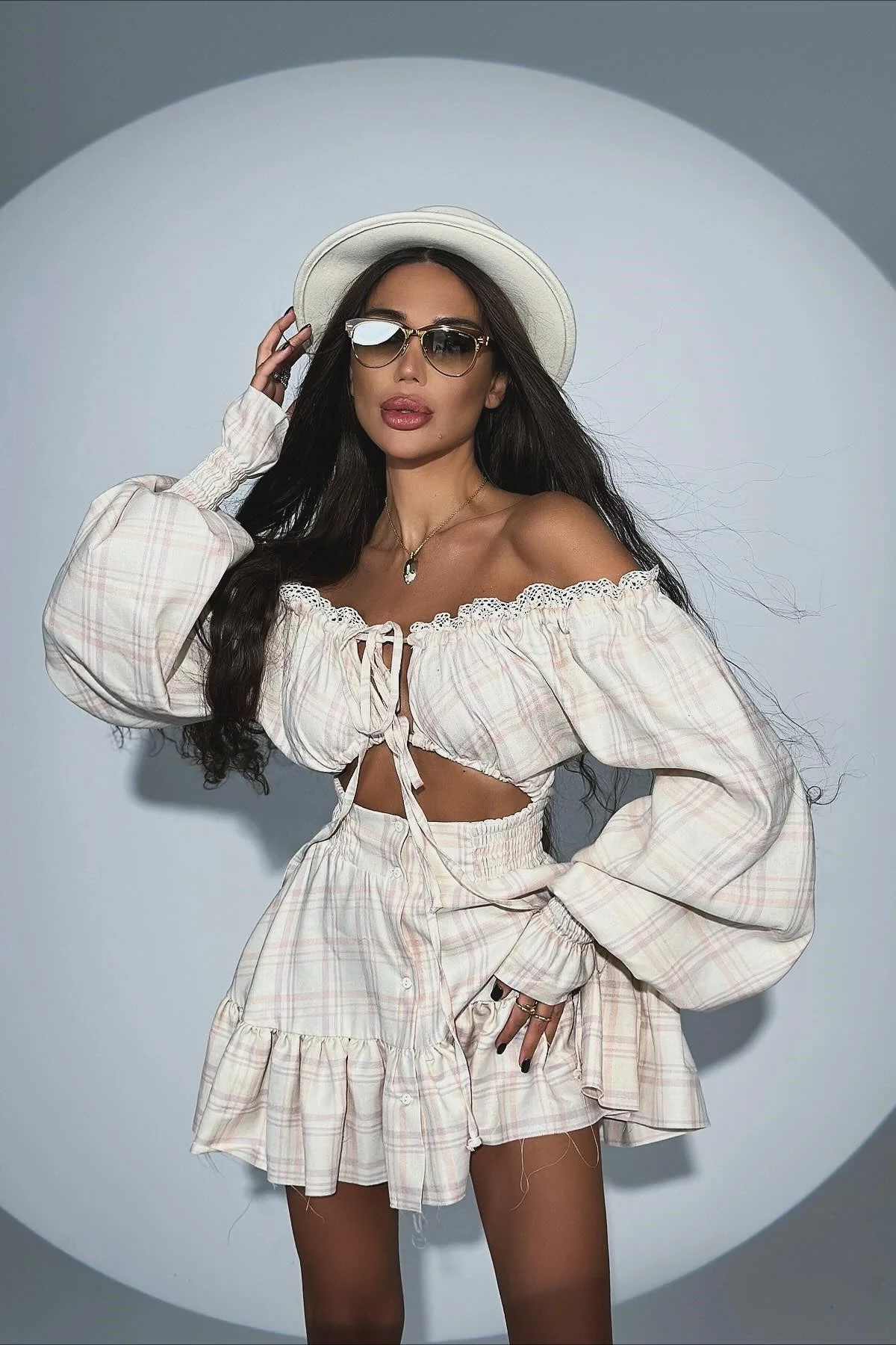 Cutout Lace Off-the-Shoulder Mini Dress - Image 3