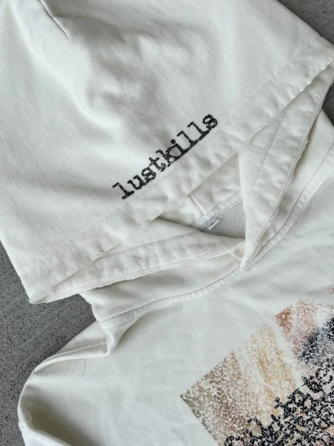 Dark Graphic Print  Y2K S Pullover Hoodie - Image 3
