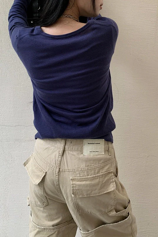 Deconstructed Paneled Cargo Straight Leg Jeans - Image 6