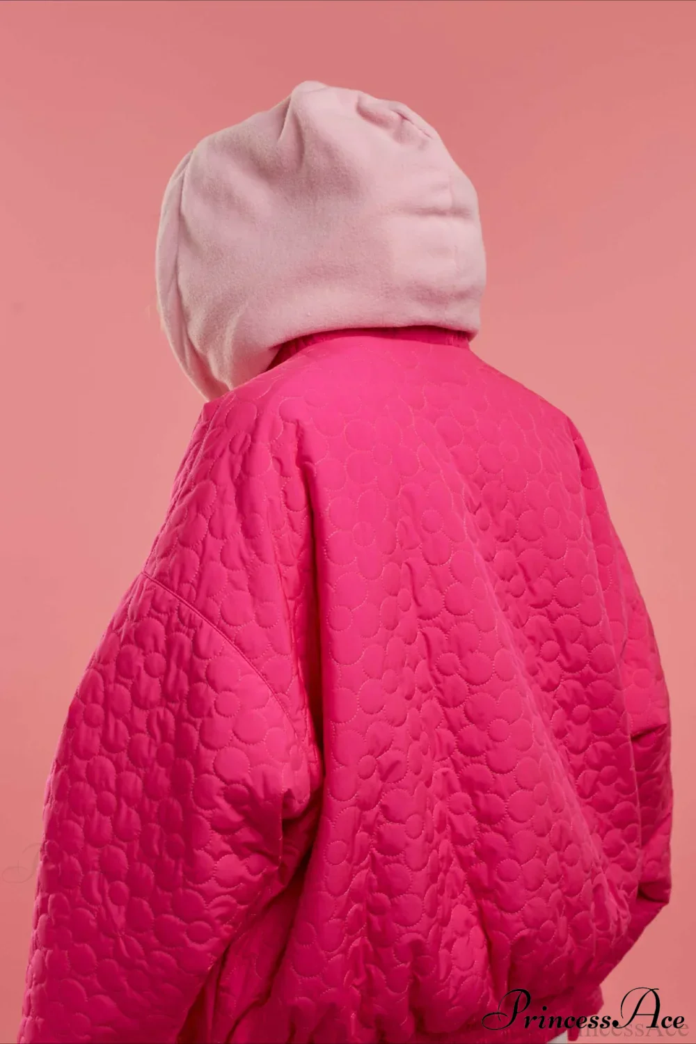 Detachable Hood Color-Block Paneled Padded Hoodie - Image 6