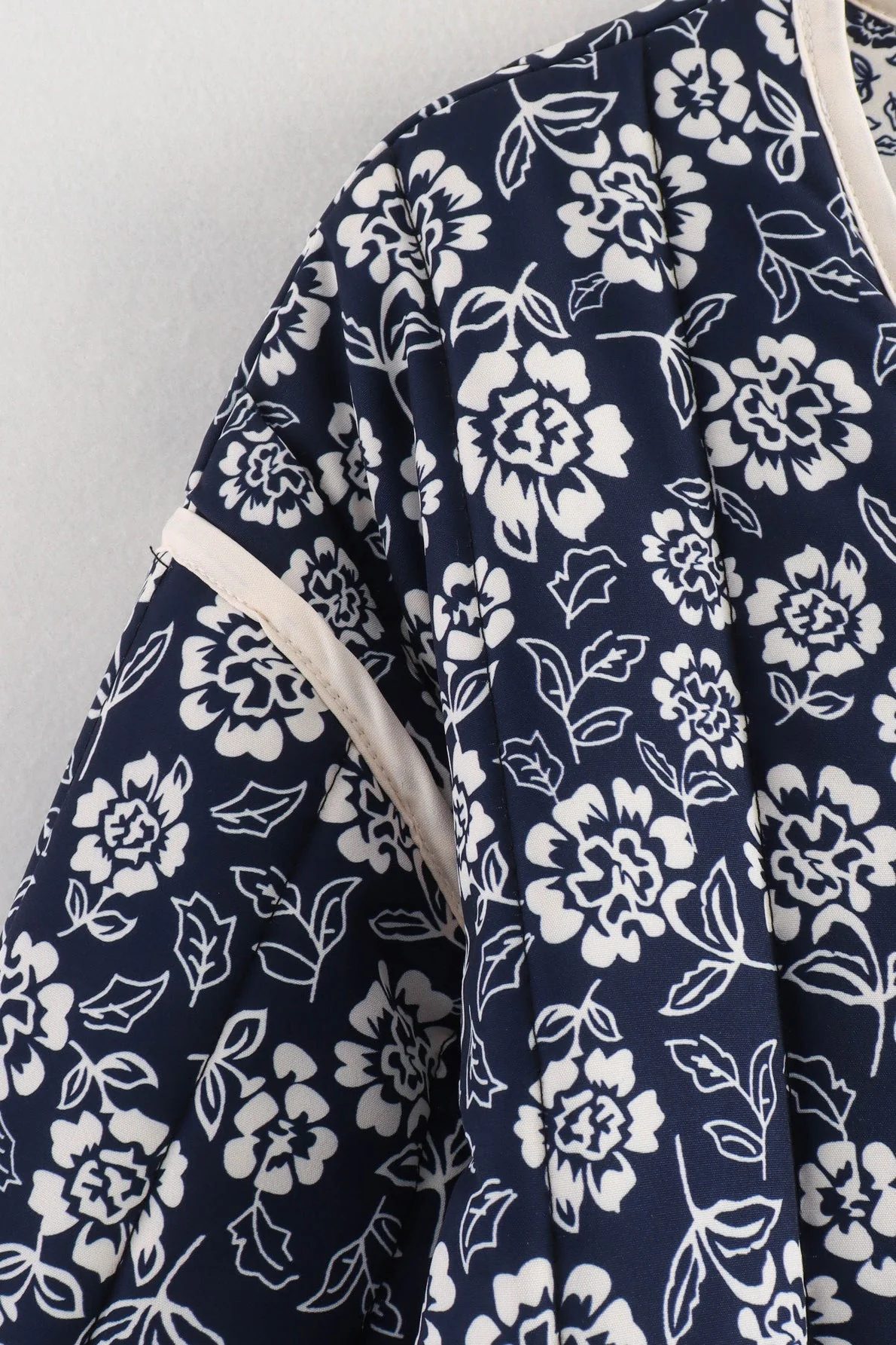 Double Sided Printed Trimmed Padded Coat - Image 3