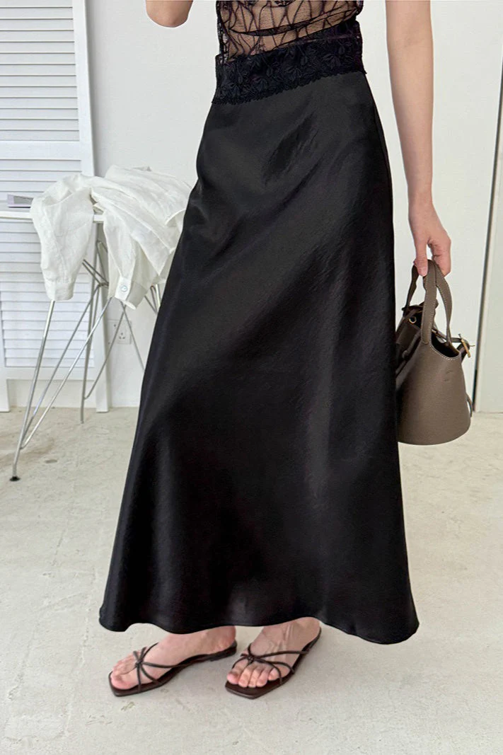 Drapey High - Waist Sheath Fishtail Skirt - Image 14