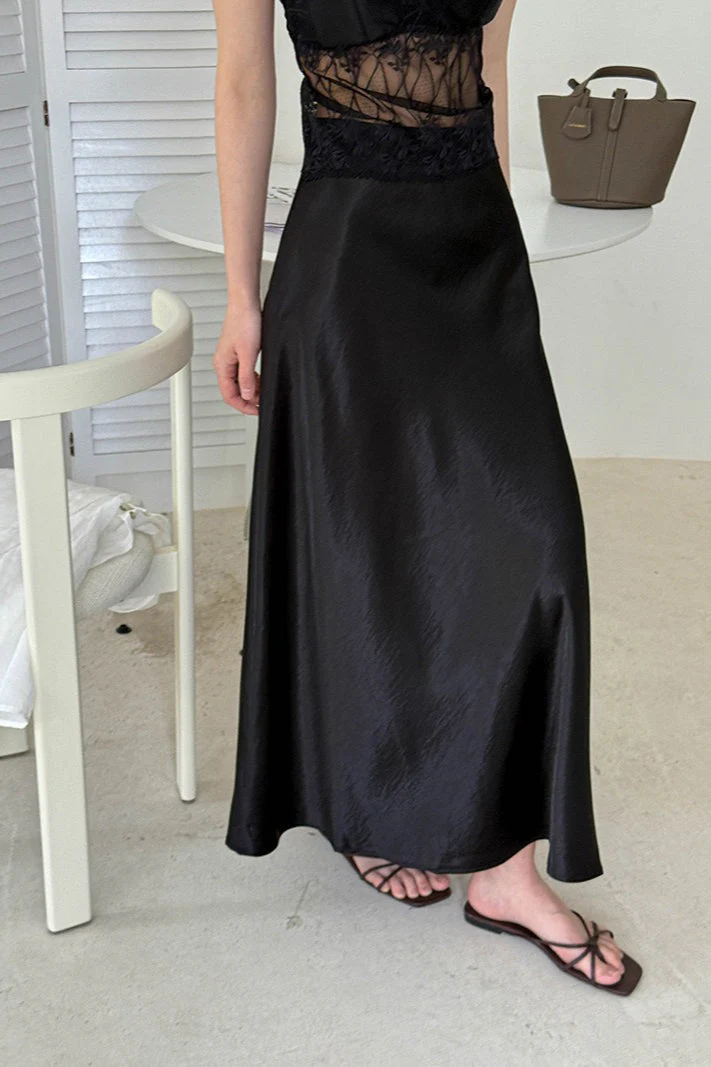 Drapey High - Waist Sheath Fishtail Skirt - Image 16
